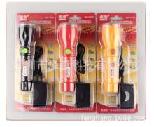 Factory direct sale plastic home flashlight outdoor bright light long-range lithium batteries can be