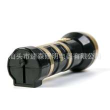 LED rechargeable plastic flashlight high power glare lighting local gold flashlight home outdoor SS-