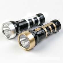 LED rechargeable plastic flashlight high power glare lighting local gold flashlight home outdoor SS-