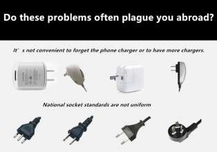 Conversion plug universal universal travel Hong Kong United States United Kingdom Malaysia Europe converter socket adapter