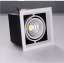Square LED Bean Gall Light COB Spotlight Single Head Double Head Three Head Grill Light Aisle Cat Eye Light Ceiling Light Hole Lamp