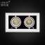 Square LED Bean Gall Light COB Spotlight Single Head Double Head Three Head Grill Light Aisle Cat Eye Light Ceiling Light Hole Lamp