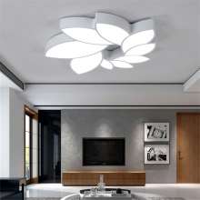 Zhongshan manufacturers modern wrought iron flower ceiling lamp bedroom LED warm home lighting living room ceiling lamp LED810