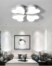 Manufacturers new ceiling lamp Creative heart-shaped simple living room ceiling lamp Modern LED bedroom ceiling lamp wholesale 811