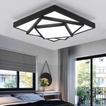 Three-layer iron frame shaped structure sturdy ceiling plate Self-contained LED white light source ceiling lamp 004