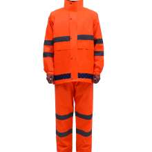 Traffic road duty duty safety suit Orange sanitation reflective raincoat rain pants suit