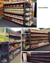 Supermarket shelf display stand single-sided double-sided food shelf Shi Duo shop shelves convenience store shelves snack shelves