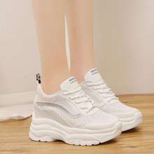 Women's shoes 2019 spring and summer new comprehensive breathable casual white shoes Korean version of the wild thick cool summer sports shoes (shoes 2)