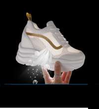 Women's shoes 2019 spring and summer new comprehensive breathable casual white shoes Korean version of the wild thick cool summer sports shoes (shoes 2)