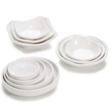 A5 imitation porcelain white flavor dish round dish dips in sauce dish vinegar dish seasoning dish hot pot shop seasoning square