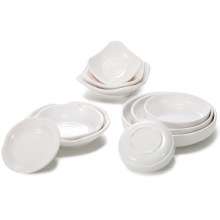 A5 imitation porcelain white flavor dish round dish dips in sauce dish vinegar dish seasoning dish hot pot shop seasoning square