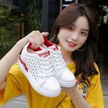 Increased white shoes female spring 2019 new wild Korean version of the platform women's shoes breathable casual shoes single shoes summer (shoes 7)