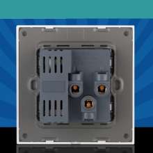13A British Hong Kong socket with dual USB British square feet square socket panel British standard 86 type British standard socket