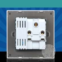 13A British standard socket with switch with dual USB charging square foot square hole switch panel Hong Kong British British standard socket