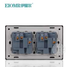 Black with switch Hong Kong socket 146 type two three-hole 13A British British standard British standard square hole universal socket
