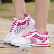 2019 summer new students Agan shoes sports breathable women's shoes mesh casual platform shoes running shoes tide shoes (shoes 30)