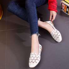 Fisherman shoes 2019 summer new hole shoes breathable comfortable casual work shoes wild mother shoes student shoes (shoes 34)