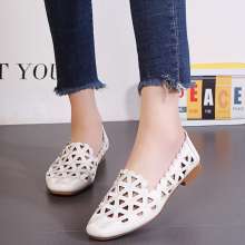 Fisherman shoes 2019 summer new hole shoes breathable comfortable casual work shoes wild mother shoes student shoes (shoes 34)