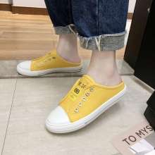 The new Korean version of Harajuku wild Hong Kong fashion ins wild half drag women's shoes tide (shoes 47)