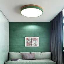 Nordic creative living room ceiling lamp bedroom lamp home round personality lamp macarons led ceiling lamp