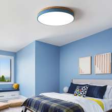 Nordic creative living room ceiling lamp bedroom lamp home round personality lamp macarons led ceiling lamp