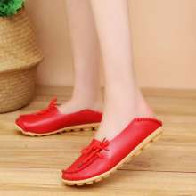 Large size [36-44] one shoe two wear 2019 new Korean casual shoes fashion small shoes wild work shoes mother shoes (shoes 51)