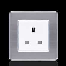 13A British socket panel export foreign trade British standard British socket type 86 Hong Kong version Hong Kong British standard socket panel