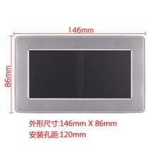 146 type two English 13A square foot with 4USB with switch Hong Kong socket square hole British standard British standard socket panel
