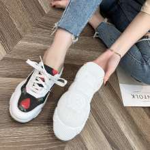 Mesh strawberry half drag female 2019 new breathable slippers bear bottom casual sandals wild comfortable sports shoes (shoes 66)