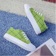 2019 student canvas shoes female Korean version of the wild flat breathable white shoes female wind ulzzang shoes tide (shoes 95)