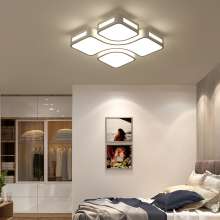 Living room lighting LED living room lamp ceiling lamp rectangular atmosphere modern minimalist bedroom lamp Zhongshan lamp