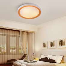 Simple wrought iron lighting Modern bedroom study LED ceiling light Round acrylic ceiling light
