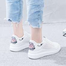 2019 new small white shoes female summer breathable Korean version of casual wild mesh openwork student shoes women's shoes shoes (shoes 119)