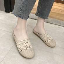 2019 new flat bottom one pedal wild fashion half drag hh (shoes 124)