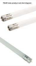 Mulinsen lighting t8led glass tube 0.6 m 8w0.9 m 12w1.2 m 16W energy saving strip fluorescent tube