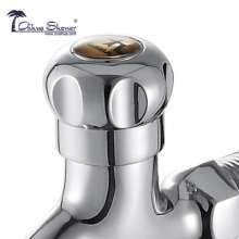 Washing machine faucet all-copper wall-mounted single cold faucet hand wheel type 4 points factory direct 203ET