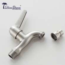 Washing machine 4 points faucet 304 stainless steel brushed into the wall single cold faucet factory direct sales 213L