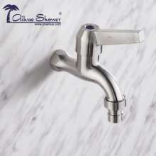 Washing machine 4 points faucet 304 stainless steel brushed into the wall single cold faucet factory direct sales 213L