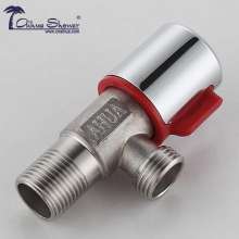 All 304 stainless steel precision casting triangle valve plastic handle copper valve core 2012