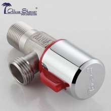 All 304 stainless steel precision casting triangle valve plastic handle copper valve core 2012