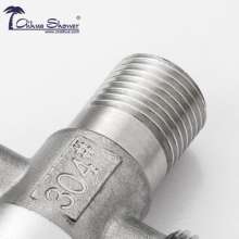 Triangle valve 304 stainless steel double joint angle valve double outlet angle valve factory direct 2013E