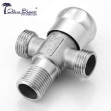 Triangle valve 304 stainless steel double joint angle valve double outlet angle valve factory direct 2013E