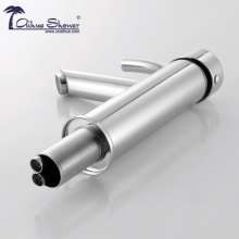 Washbasin faucet 304 stainless steel plating hot and cold faucet wash basin factory direct 504