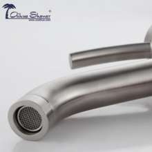 Washbasin faucet 304 stainless steel plating bathroom hot and cold faucet factory direct 507BL