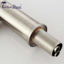 Washbasin faucet 304 stainless steel bathroom brushed hot and cold faucet factory direct 507DL