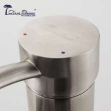 Washbasin faucet 304 stainless steel bathroom brushed hot and cold faucet factory direct 507DL