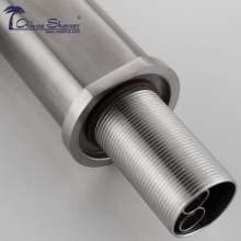 Washbasin faucet 304 stainless steel brushed bathroom hot and cold faucet factory direct 2051DL