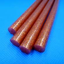 Color hot melt glue stick Green hot melt adhesive strip hot melt glue stick household 7mm11mm Orange flash ultra high viscosity universal hot melt adhesive strip