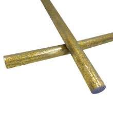 Color hot melt glue stick Green hot melt adhesive strip hot melt glue stick household 7mm11mm Yellow gold flash super high viscosity crafts universal hot melt adhesive strip