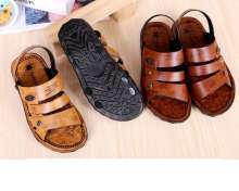 2019 new summer beach shoes casual tide wild sandals open home dual-use men's sandals